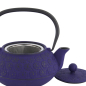 Preview: TDS, WY Teekanne aus Gusseisen, Sakura YH, Blau, 0,9 L, Art-Nr. 34148