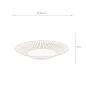 Preview: TDS, Deep Plate, Kosai White, Ø 22 x 4 cm, Item No. 34228