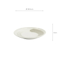 Preview: TDS, Plate, Yuki Kobiki, White, Ø 19.5 x 3 cm, Item No. 34242