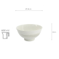 Preview: TDS, Bowl-Rim, Yuki Kobiki, White, Ø 16x8cm, 600ml, Item No. 34246