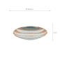 Preview: TDS, Plate, Aka-cha Suisho, Ø 19.5x3cm, Br -Item no. 34249