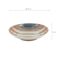 Preview: TDS, Deep Plate, Aka-cha Suisho, Ø 23x5cm, Br -Item no. 34251