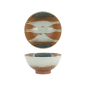 Preview: Tokyo Design Studio Rice Bowl with Rim Suisho Aka-cha Brown, Porcelain, Ø 16 × 8 cm, 600 ml