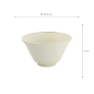 Preview: TDS, Bowl, Umizuna Beige, Ø 12.9x7cm - Item No. 34290