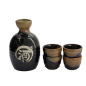 Preview: TDS, Sake Set 1:4, Tenmoku Kessho, 5 Stk, 8.5x14cm + 5.4x3.4cm (360ml +40ml), Art.-nr. 34305