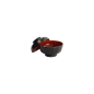 Preview: Bowl with Lid ABS Lacquerware, Ø 12 × 9.5 cm, Item No. 4065