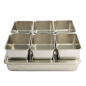 Preview: TDS, Seasoning Container, Stainless Steel, 6 Pcs, 33 x 28.4 x 6.3 cm, Item No. 4118