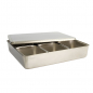 Preview: TDS, Seasoning Container, Stainless Steel, 6 Pcs, 33 x 28.4 x 6.3 cm, Item No. 4118