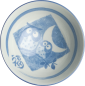 Preview: EDO Japan, Schale, Blue Owl, Ø 14 x 6,5 cm, Art.-Nr. 6041265
