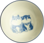 Preview: EDO Japan, Schale, Cat and Dog, Blau, Ø 14 x 6,5 cm, Art.-Nr. 6041266
