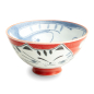 Preview: EDO Japan, Schale, Rot/Blau Cat, Ø 14 x 6,5 cm, Art.-Nr. 6041268