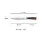 Preview: Sashimi-Messer (Filetiermesser) in Magnetbox, VG-10-Damaszenerstahl, 32 cm, Art.-Nr. 4158