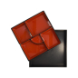 Preview: Bentobox Rot/Schwarz, ABS-Lack, 25,5 × 25,5 cm, Art.-Nr. 4193