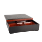 Preview: TDS, Bentobox, ABS Lacquerware, 25.5x25.5cm, Item No. 4193