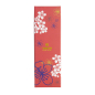 Preview: TDS, Chopstick Set, Red & Blue Flower, 2 pair, 22,5 cm, Item No. 4236