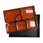 Preview: Bentobox Rot/Schwarz, ABS-Lack, 35 × 26 cm, Art.-Nr. 4655
