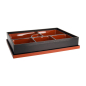 Preview: Bentobox Rot/Schwarz, ABS-Lack, 35 × 26 cm, Art.-Nr. 4655
