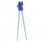 Preview: TDS, Kids-Chopsticks , Kitchenware, 22 cm, Lucky Cat, Blue - Item No. 4664