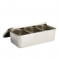 Preview: TDS, Seasoning Container, Stainless Steel, 3 Pcs, 21 x 11.5 x 6.5 cm, Item No. 4854