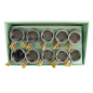 Preview: TDS,Japanese Tea & Tea Cannisters Strainer, 100pcs, Set w/handle, Item No. 4867