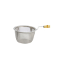 Preview: TDS, Japanisches Tea & Tea Kanister Sieb, 7.5cm, mit Holzgriff, 0.5 ltr., Art.-Nr. 4887