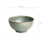 Preview: Edo Japan, Bowl, Green, Ø 15.5 x 7.5 cm, Item No. 6041175