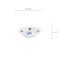 Preview: TDS, Runder-Saucenschale, Kawaii Hananeko Cat, Blau, Ø 9,8x2,5cm- Art Nr. 61691