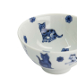 Preview: TDS, Reis schale, Kawaii Hananeko Cat, Blau, Ø 12x6,5cm- Art Nr. 61692