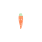Preview: TDS, Chopstick Rest, Veggie Carrot Orange, Item No. 617065
