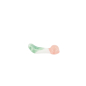 Preview: TDS, Chopstick Rest, Veggie Radish Green/Pink, Item No. 617157
