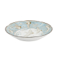 Preview: TDS, Plate, Crane Light Blue, Ø 22x4cm, Item No. 617348
