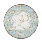 Preview: TDS, Plate, Crane Light Blue, Ø 22x4cm, Item No. 617348