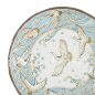 Preview: TDS, Plate, Crane Light Blue, Ø 22x4cm, Item No. 617348