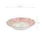 Preview: TDS, Plate, Crane Pink, Ø 22x4cm, Item No. 617355