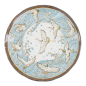 Preview: TDS, Plate, Crane Light Blue, Ø 24.7x3cm, Item No. 617362