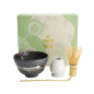 Preview: TDS, Matcha Schale Geschenkset 4-tlg., 13 x 8 cm, Uzushio, Art.-Nr. 617393