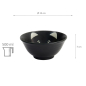 Preview: TDS, Bowl, Kawaii Cat Neko, Black, Ø 15x7cm, 500ml - Item No. 617584