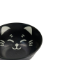 Preview: TDS, Bowl, Kawaii Cat Neko, Black, Ø 15x7cm, 500ml - Item No. 617584