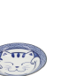 Preview: Pastateller Kawaii Lucky Cat Neko Seikaiha-Neko Blue, Porzellan, Ø 21,3 × 4,7 cm, Art.-Nr. 617638