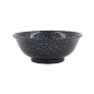 Preview: TDS, Ramenschale, Kuromonyo Hana Kikko, Schwarz, Ø 20,5x8cm, 1200 ml- Art Nr. 617959