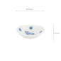 Preview: TDS, Sauce Bowl, Kawaii Hananeko Cat, Blue, Ø 9.8 x 2.5 cm - Item No. 618024