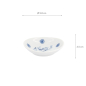 Preview: TDS, Sauce Bowl, Kawaii Hananeko Cat, Blue, Ø 9.8 x 2.5 cm - Item No. 618031