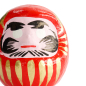 Preview: TDS, Daruma, Decoration, Red, Ø 9 cm - Item No. 6640