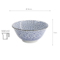 Preview: TDS, Rice Bowl, Kotobuki, Mixed Bowl, Ø 14.8 x 6.8 cm - Item no: 7010