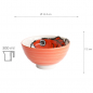 Preview: TDS, Bowl, Seafood, Ø 11.2 x 7.2 cm, 300 ml, Snapper, Red - Item No. 7560