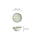 Preview: Schale, Green Cosmos, Ø 11 cm x 4cm, Art.-Nr. 7814