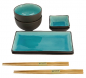 Preview: Glassy Turquoise Sushi Set bei g-HoReCa (Bild 5 von 7)