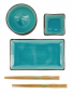 Preview: Glassy Turquoise Sushi Set bei g-HoReCa (Bild 6 von 7)