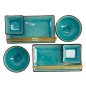 Preview: TDS, Sushi Set, Glassy Turquoise, 8tlg, Art.-Nr. 8154