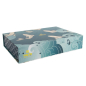 Preview: Sushi-Set Glassy Turquoise Schwarz, 8-tlg., Steinzeug, Art.-Nr. 8154
